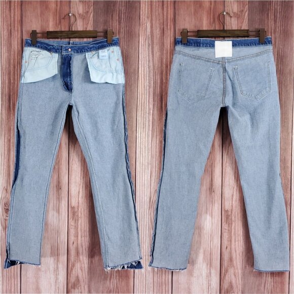 MOTHER Blue Ankle & Cropped Jeans - Picture 2 of 13